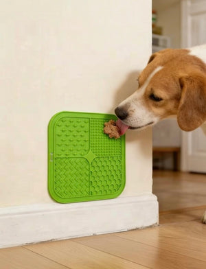 Premium Silikon Leckmatte für Hunde & Katzen – Anti-Stress & Slow Feeder