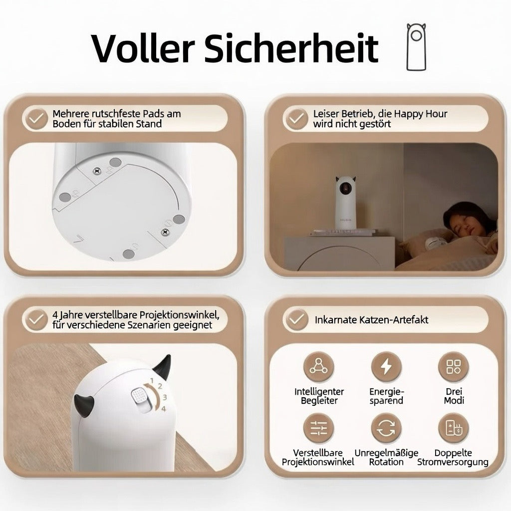 Automatisches Laser-Spielzeug für Katzen & Hunde